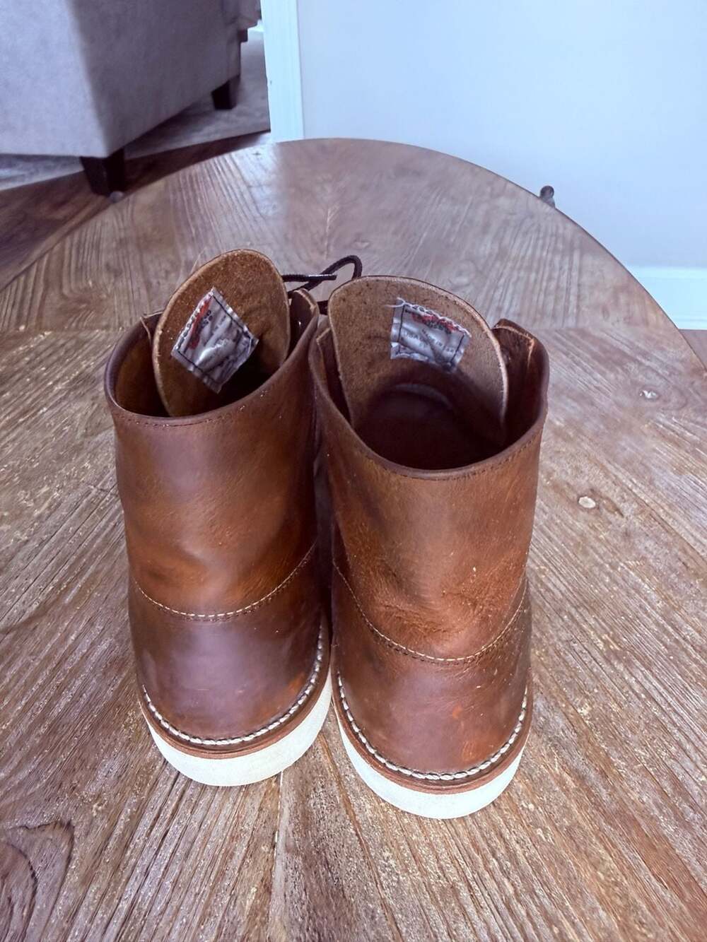 Red Wing 9111 Heritage Classic Round Toe Boots in Copper Rough & Tough Leather